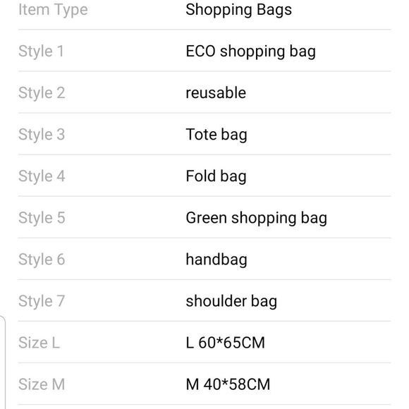 2/$15🖤NEW 🖤Black Eco Large Polyeste TOTE BAG - Picture 5 of 8